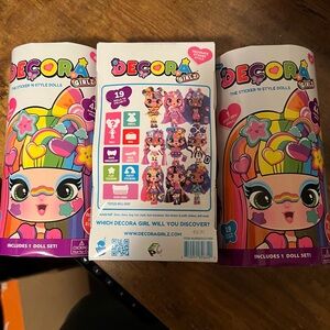 Decora Girlz 5” Mystery Dolls 3 Pack